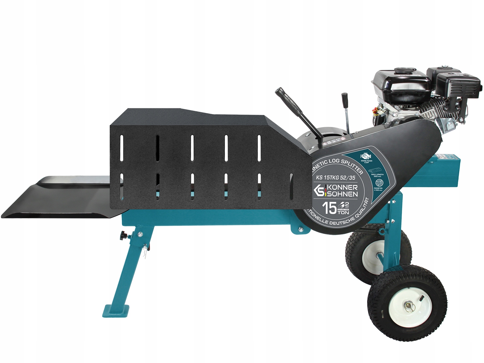 Kinetická benzínová štípačka na dřevo 15t Könner & Söhnen Ks 15TKG 52/35