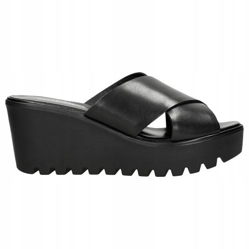 

Buty Wojas Klapki damskie skóra czarne r. 40
