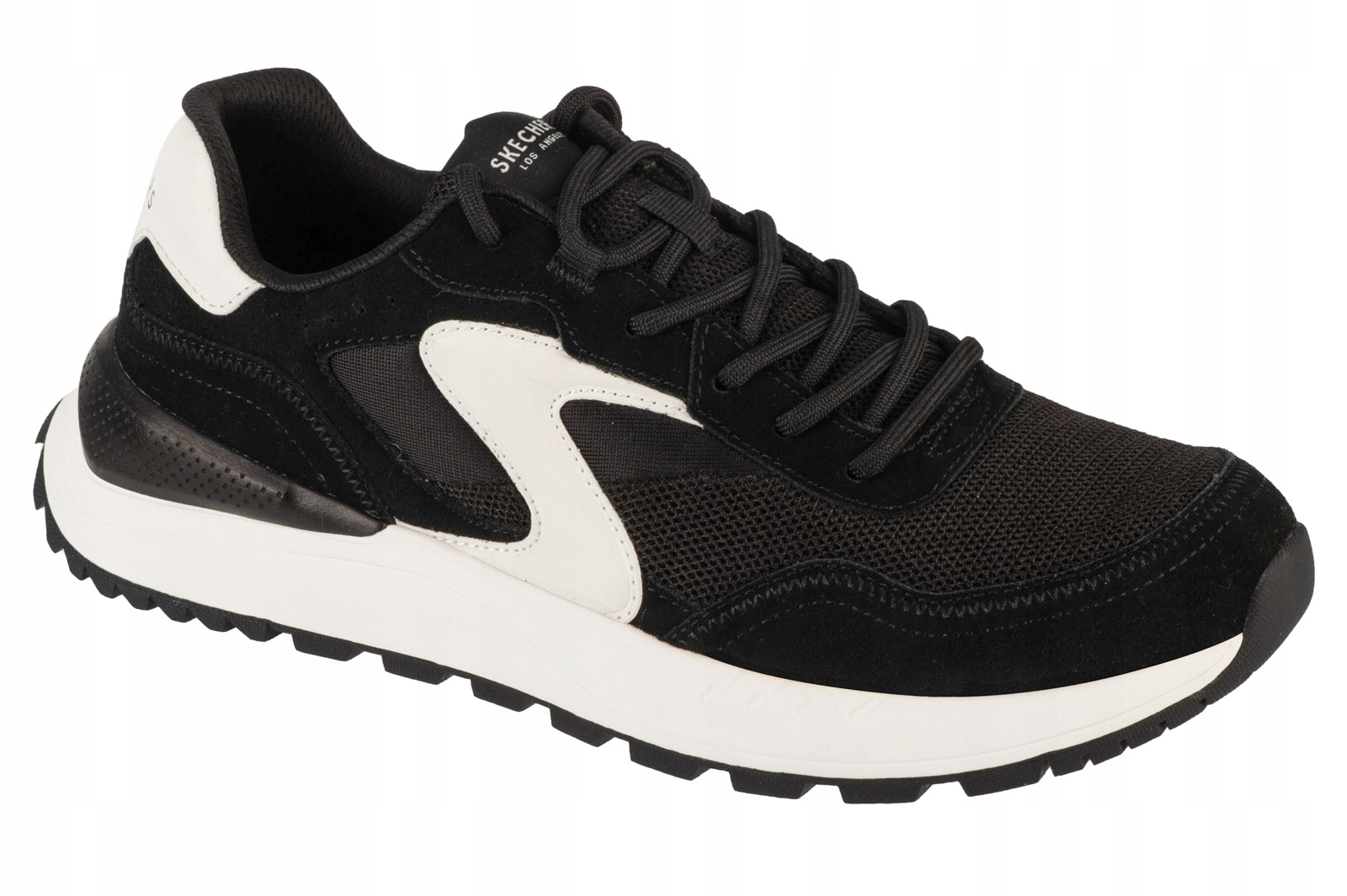 Skechers Fury Fury Lace Low [43] Tenisky Pánské boty Síťovina Černá