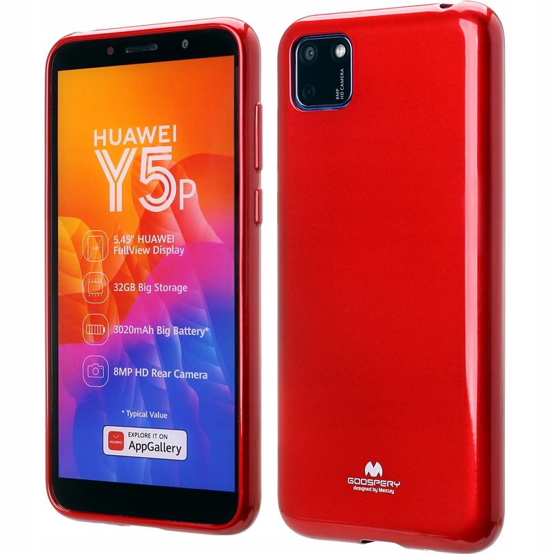 

Etui Mercury Goospery + Szkło do Huawei Y5P