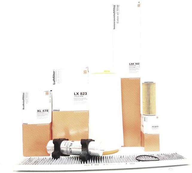 368D1 - KNECHT набір з 4 фільтрів BMW E46 318D 320d + вуглецевий