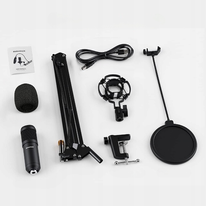 Mikrofon pojemnościowy studyjny SUDOTACK ST-800 Zastosowanie studyjny