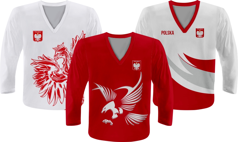 BLUZA HOKEJOWA NA KURTKĘ RÓŻNE WZORY