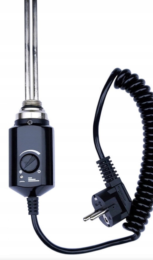 

Grzałka do grzejnika łazienkowego Czarna 300W