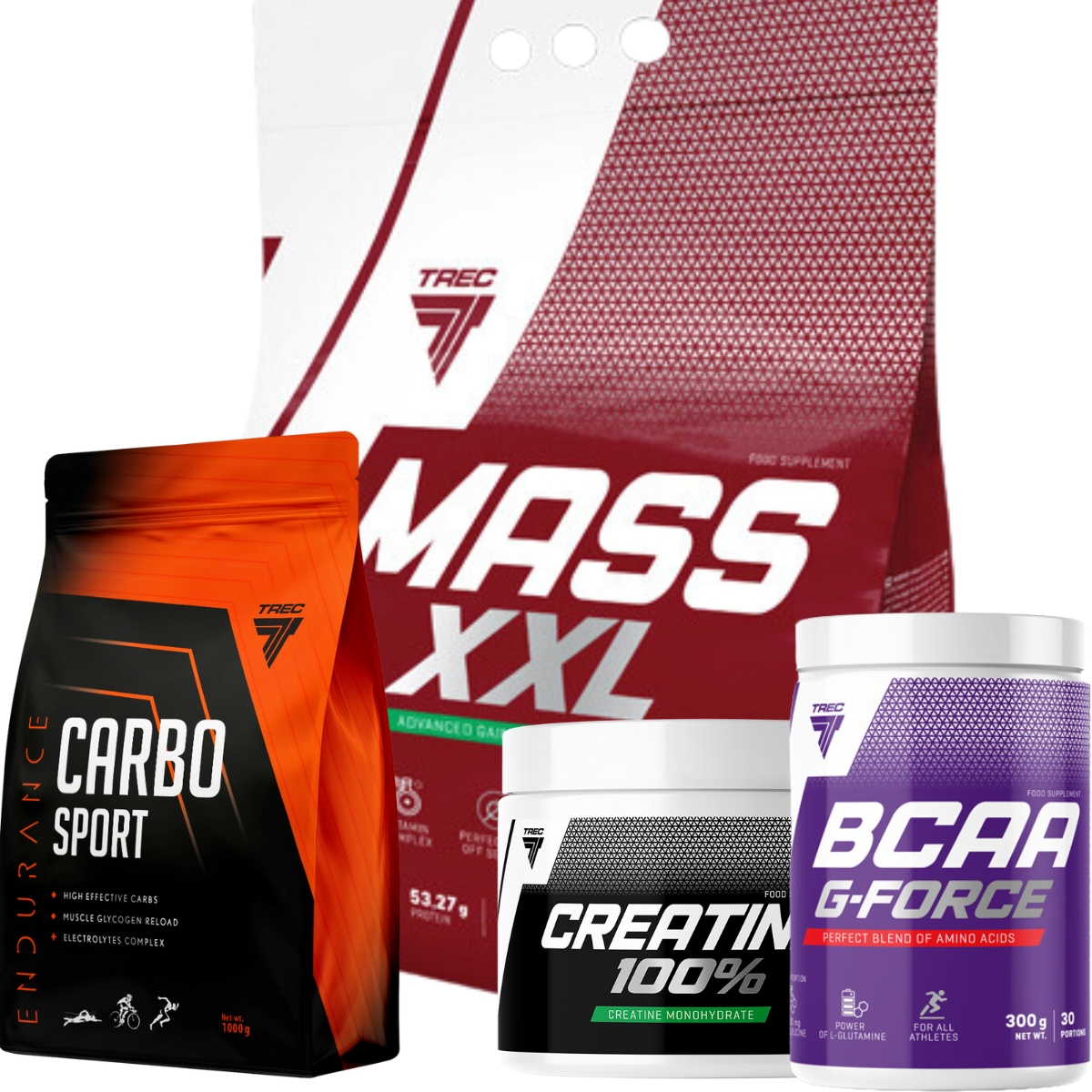 Trec Sada Mass XXL Creatine Bcaa Carbo Dextrose