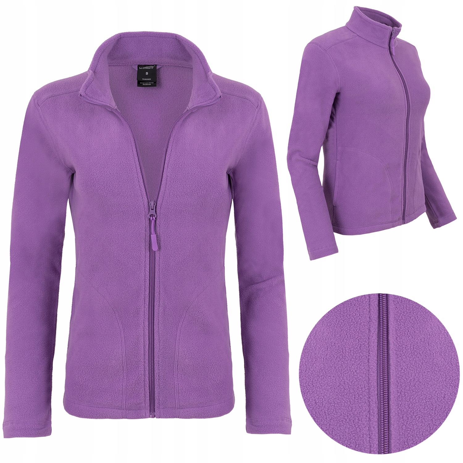 BLUZA POLAROWA DAMSKA POLAR ROZPINANA SPORTOWA S