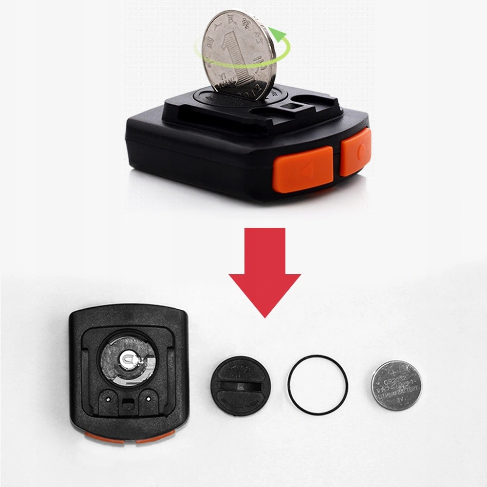 Bezprzewodowy Licznik Rowerowy Wodoodporny Kolor dominujący czarny