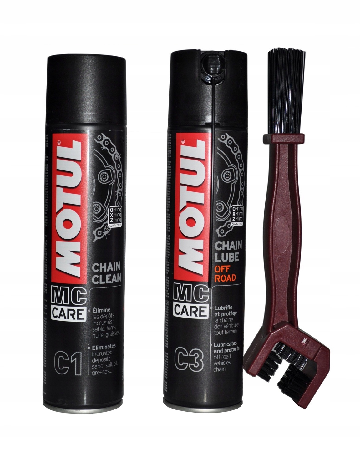 

Smar Motul Off Road C3 Czyścik C1 Szczotka