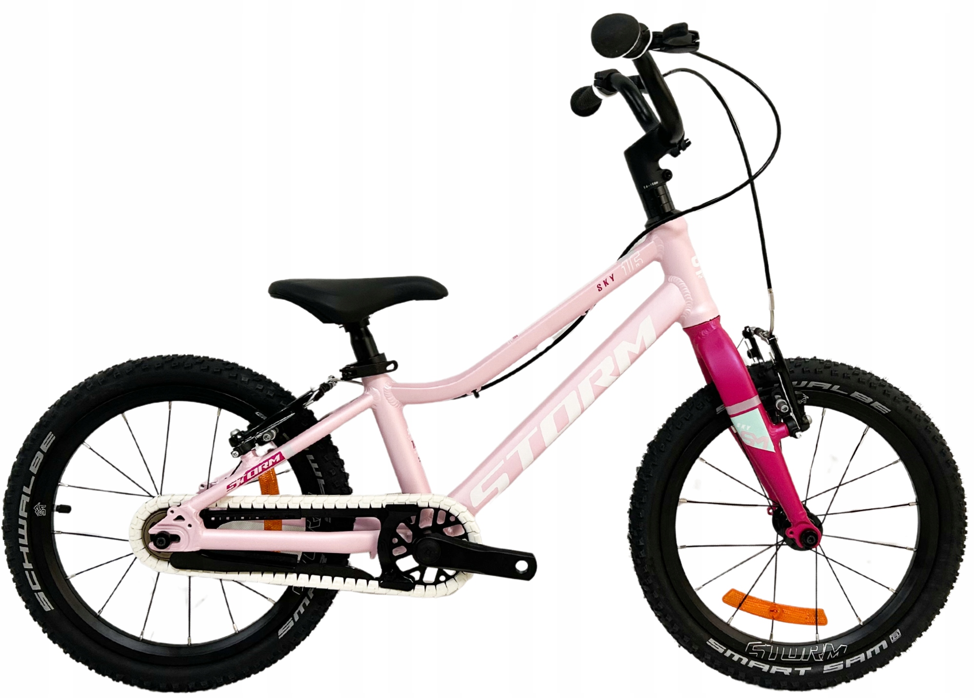 Rower Dziecięcy 16 cali Storm Sky Light ultra lekki 6,1 Kg różowy