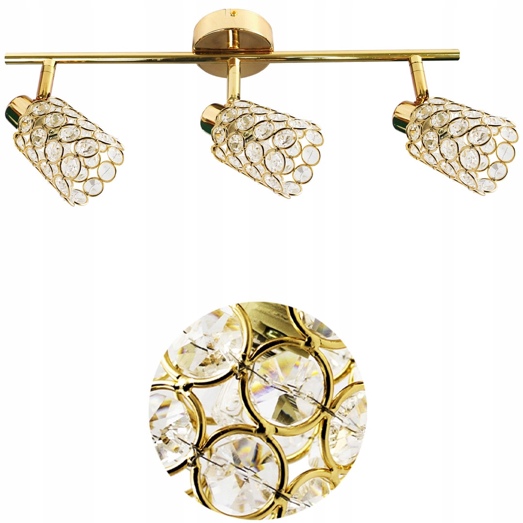 Exkluzivní Stropní Lampa Lišta křišťál-ki