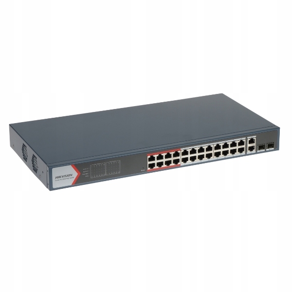 Switch Poe DS-3E1326P-EI(B) 24-PORTOWY Sfp Hikvision (aw)