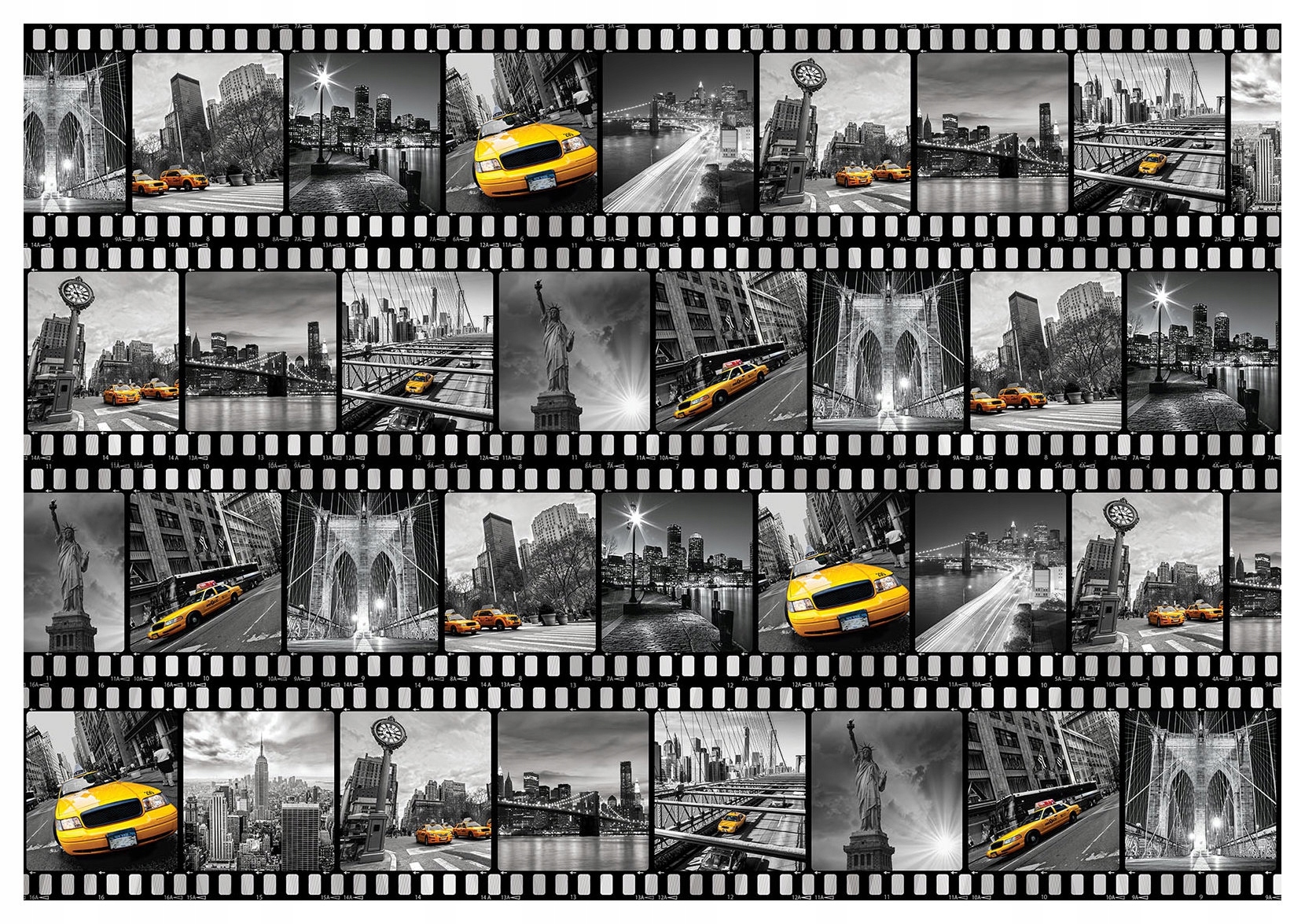 Fototapeta New York retro film taxi vinylová 368x254 lepidlo