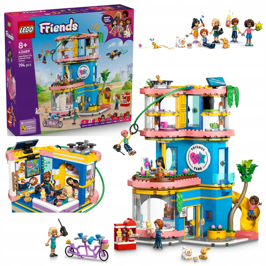 Lego 42689 Friends Domeček klubu přátel z městečka Heartlake