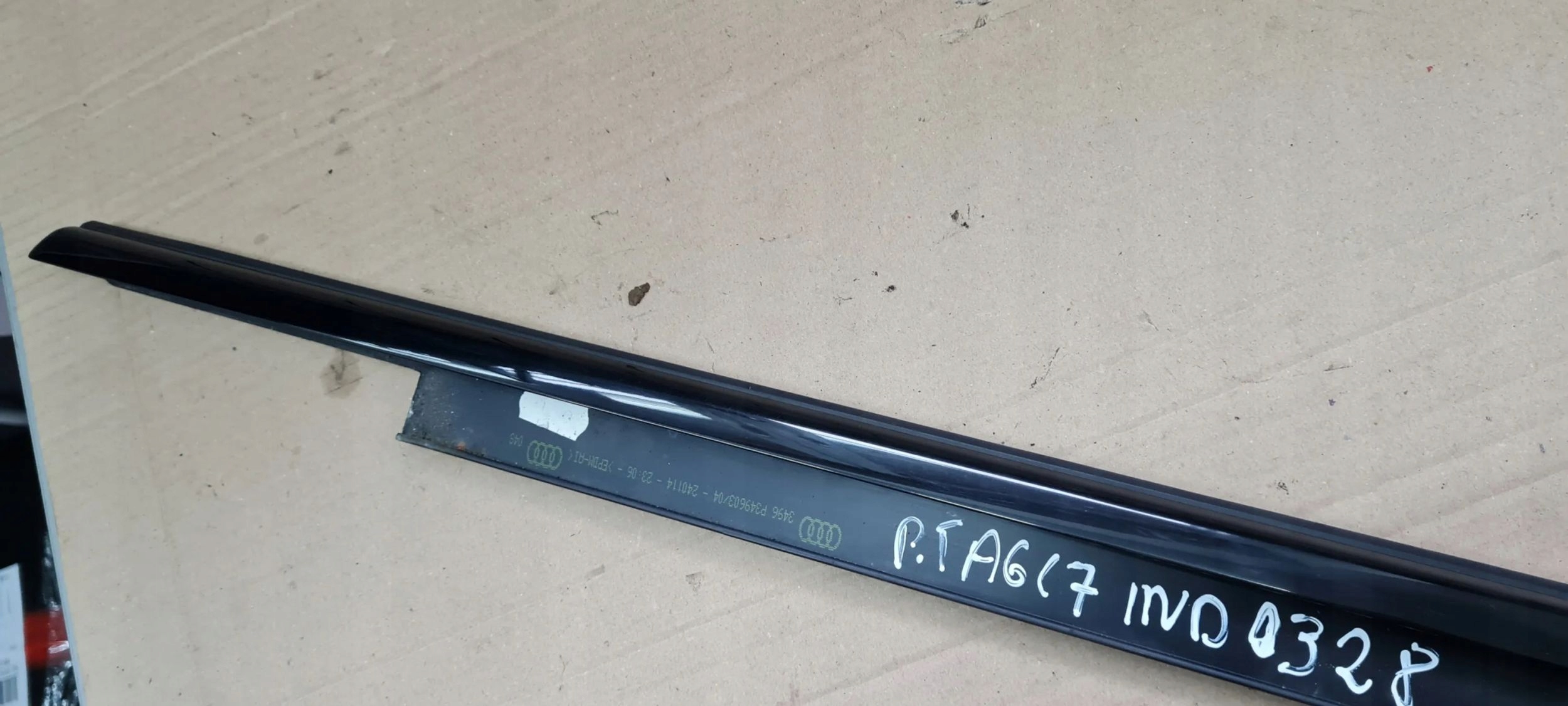 A6 C7 4G moulding dust right rear part SLINE black BLACK 4G0853764A