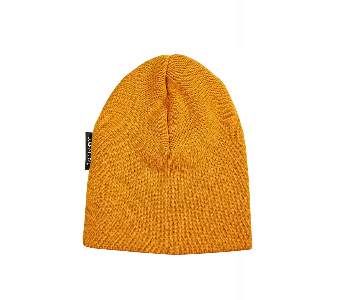 

Lullalove Czapka Zimowa 100% Wełna Merino ML Mango