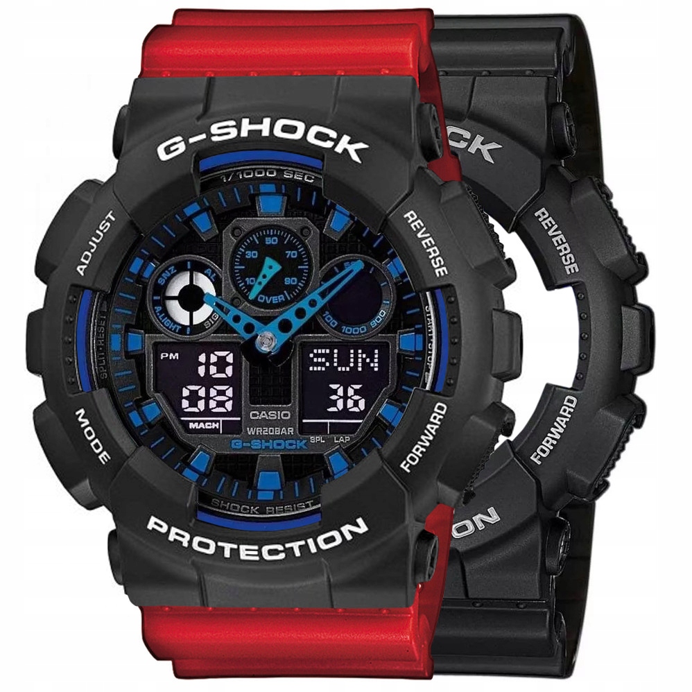 Hodinky Casio G-Shock Set GA-100-1A2ER Bezel 10508136 Pásek 10395226 20