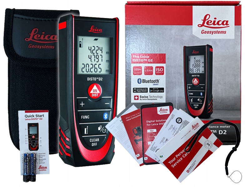 Лазерный дальномер LEICA Disto D2 BT