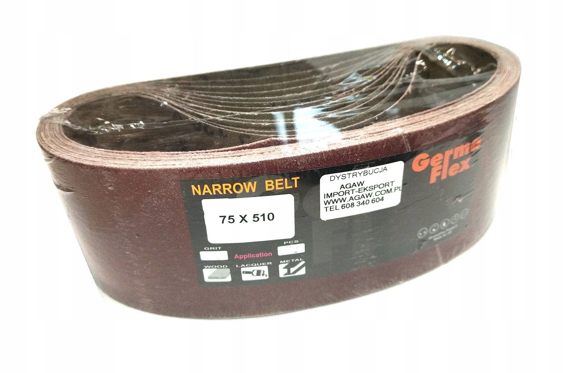 Pas bezkońcowy płótno papier ścierny 75x510 p40