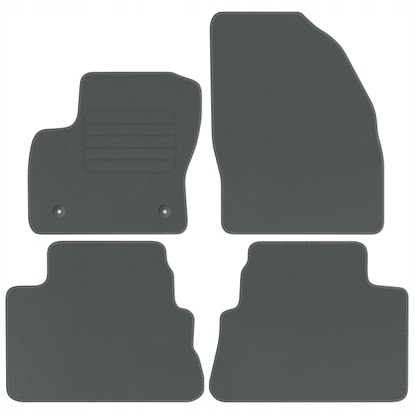 Ford Kuga II 2012-2016 velurové koberce Comf Šedé