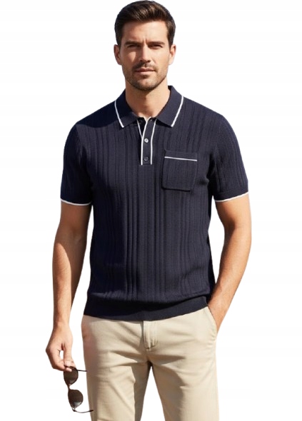 Johnny Collar polo Abercrombie&Fitch svetr XL