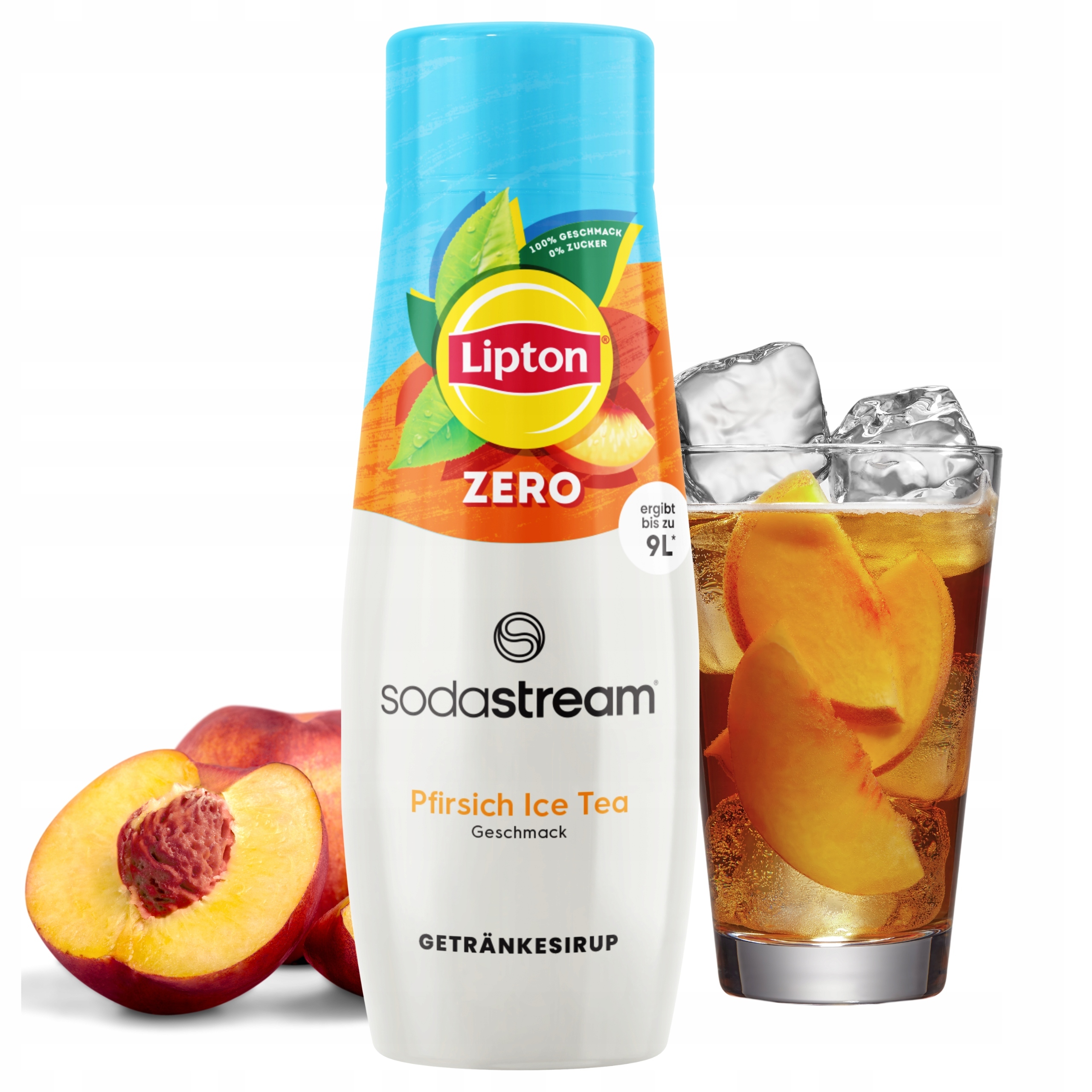 Syrop SodaStream Lipton Ice Tea Peach Bez Cukru Herbata Brzoskwinia 440 ml