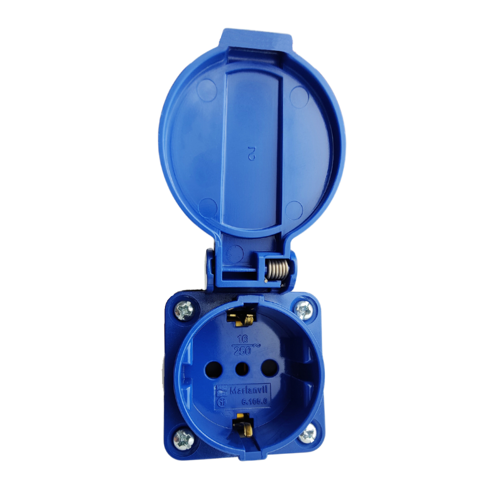 Adapter kempingowy CEE gniazdo 16A 250V Schuko Numer katalogowy części 6.8216.S