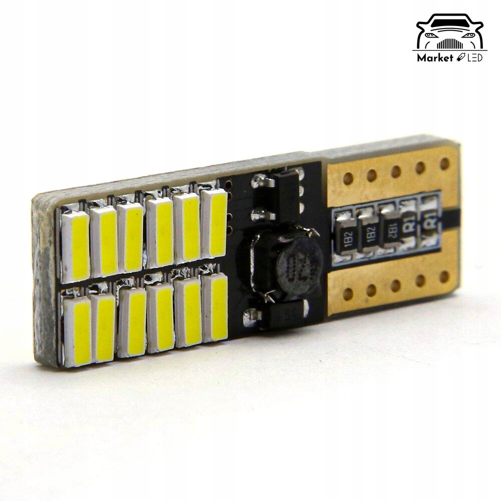 W5W / T10 24 SMD 4014 - 9/30V, 350 LM! - Canbus! Producent inny