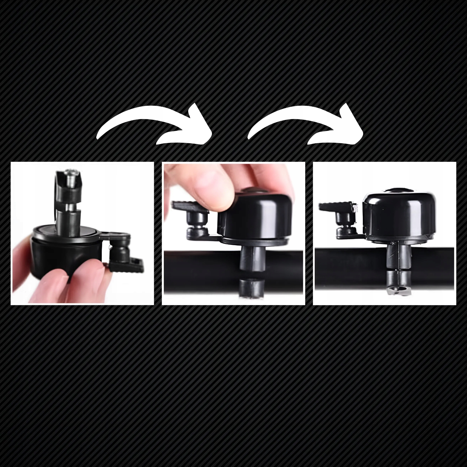 DZWONEK ROWEROWY METALOWY MANUALNY GŁOŚNY NA ROWER ROWEREK HULAJNOGĘ Materiał dominujący aluminium