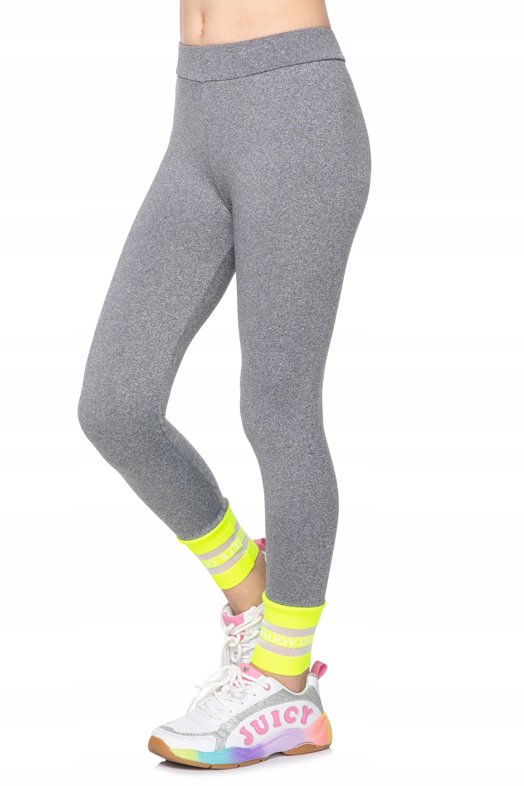 

Dziecięce Legginsy Wysoki Stan Neon Kolor FS81613
