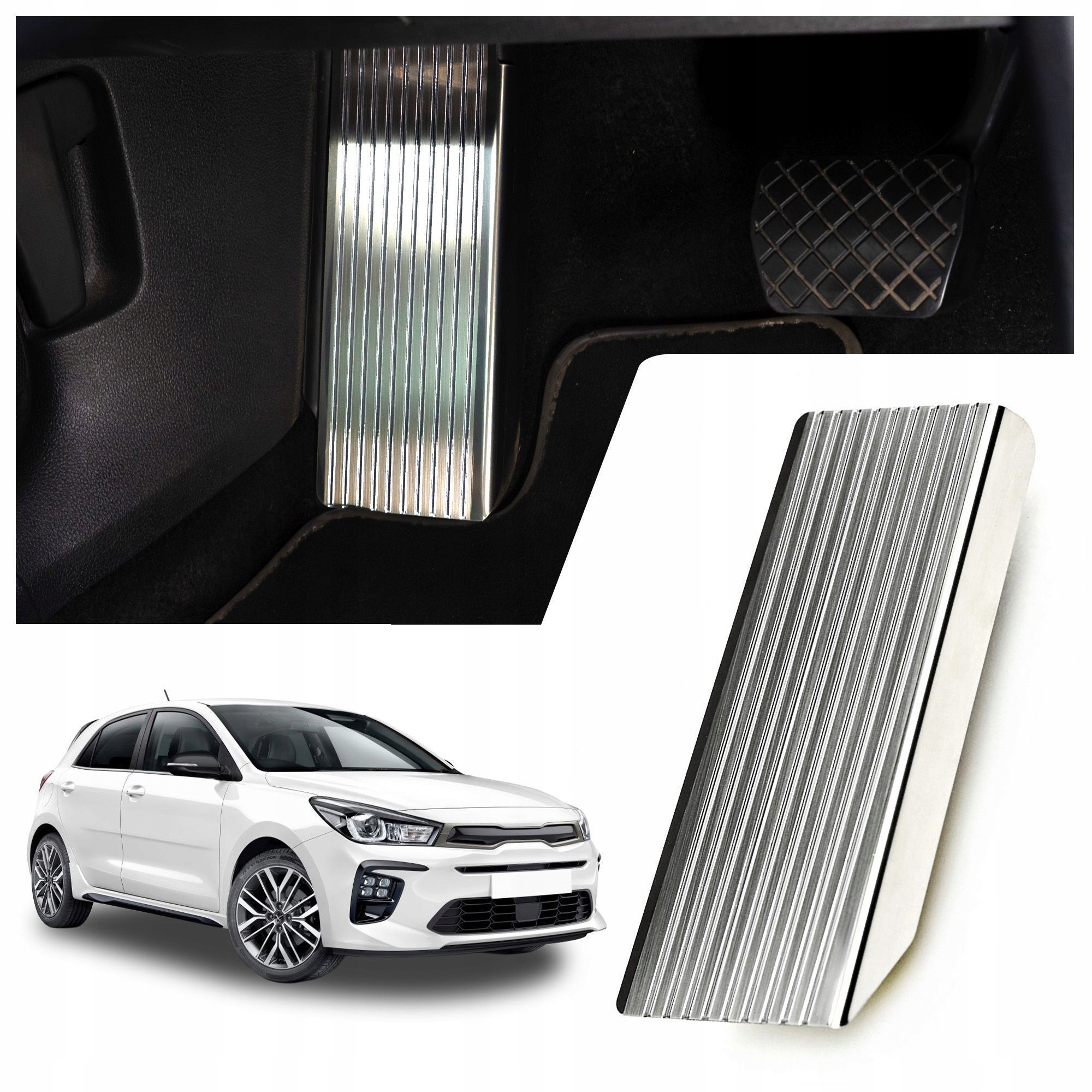 Podstupnice automobilová podnožka spočívající pro Kia Rio IV 2017-2023 Hatchback