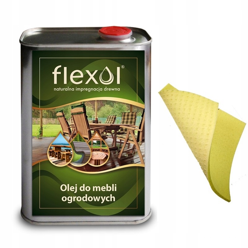 

Naturalny olej do mebli ogrodowych Flexol 1 litr