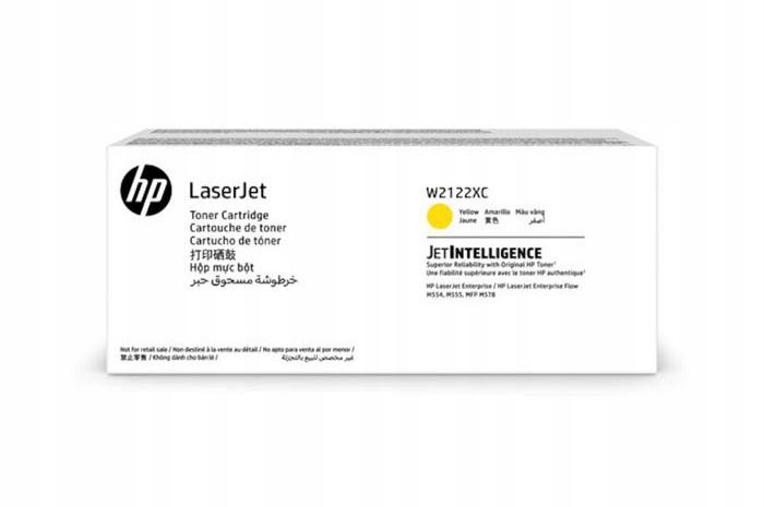 Žlutá Hp LaserJet Color Enterprise M554 M555 M578 Mfp kompatibilní s