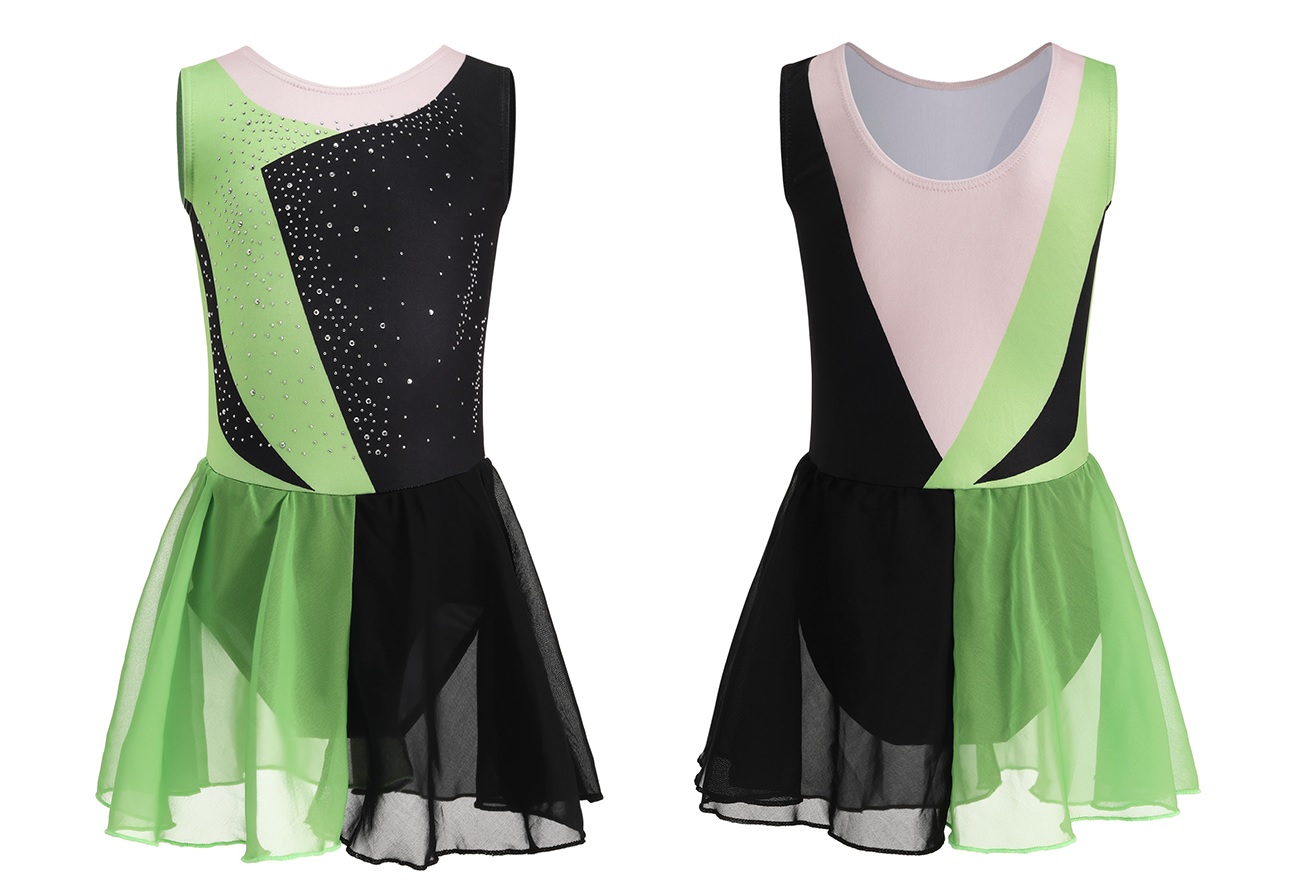 Baletní Body S Dvoubarevnou Sukní, Baletní Taneční Oblečení Velikost 120