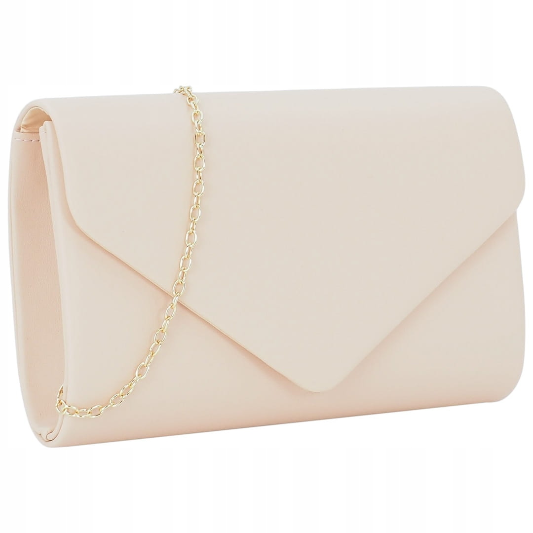 KOPERTÓWKA GŁADKA SKÓRZANA SZAMPAŃSKA TOREBKA STUDNIÓWKA ELEGANCKA I MODNA Płeć kobieta