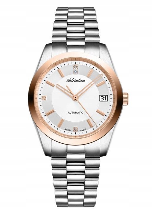 Nové Originální dámské hodinky Adriatica A3802.R113AD stříbrné diamanty