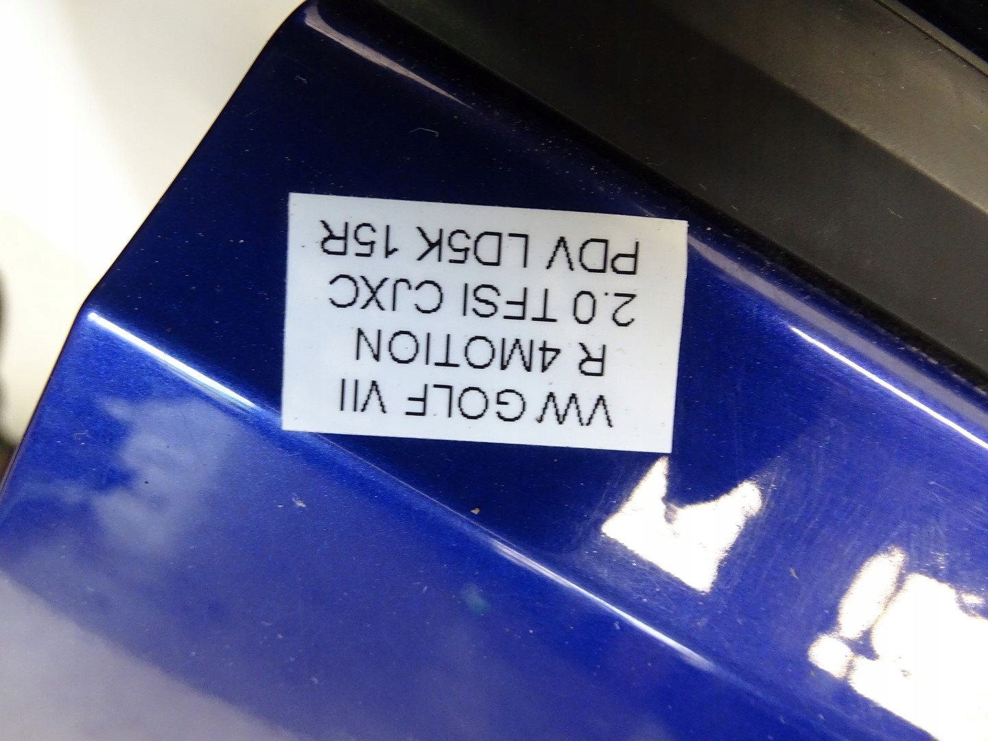 door right front right front VW GOLF VII 7 GTI R 3D HB LD5K