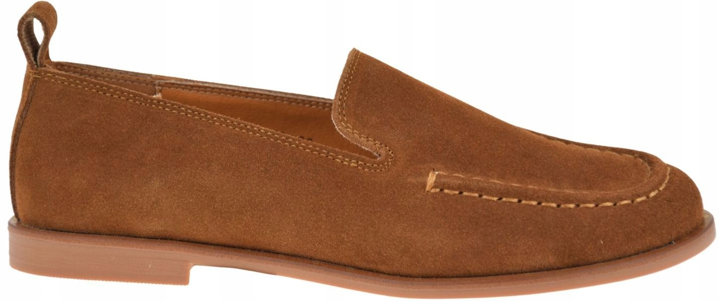 Dámské kožené mokasíny hnědé velurové loafersy T.sokolski W26-123 VEL.38