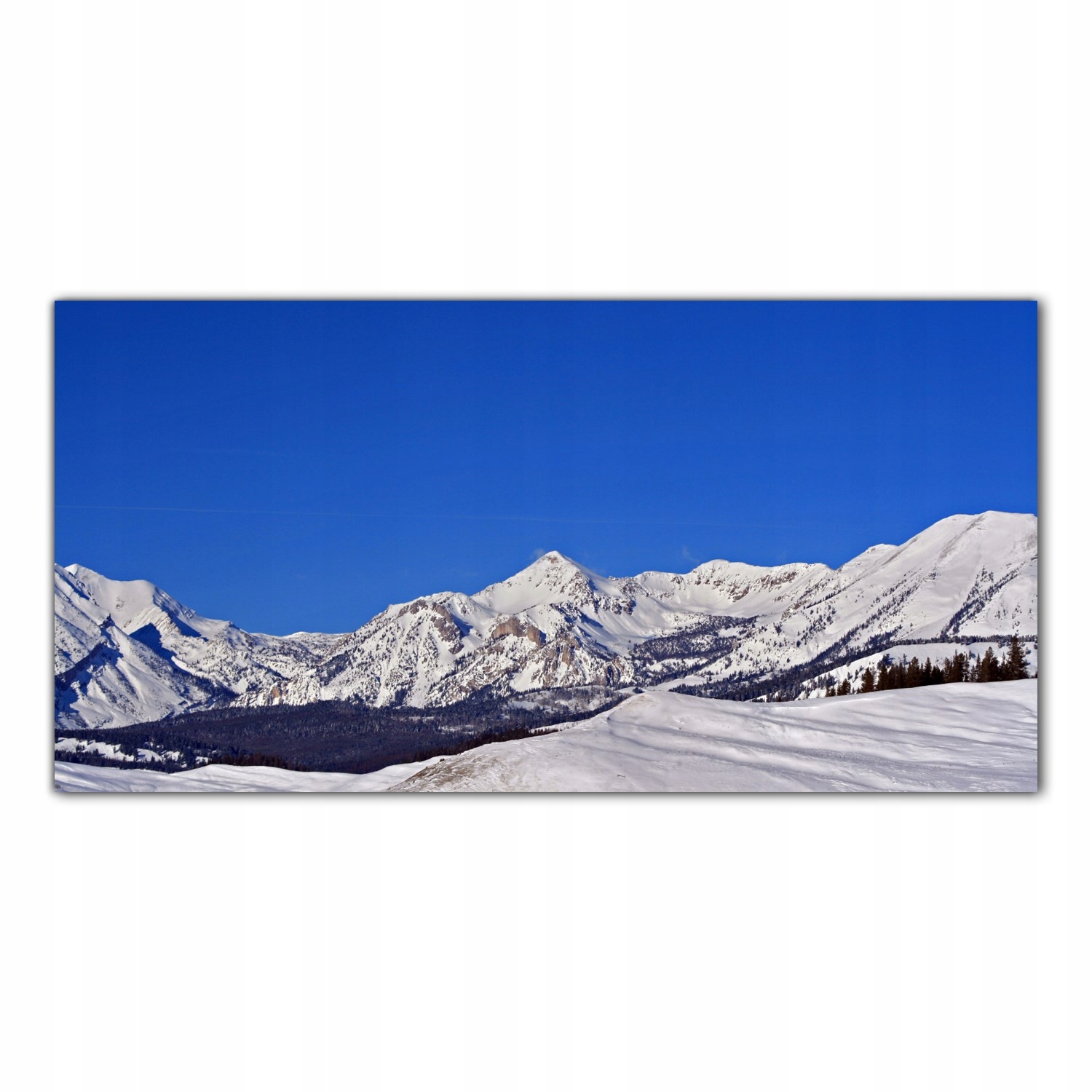 Hory Příroda Krajina 120x60 Panel tvrzené sklo