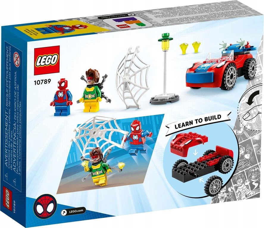 KLOCKI LEGO | SUPER HEROES 10789 SAMOCHÓD SPIDER-MANA I DOC OCK + TORBA Marka LEGO