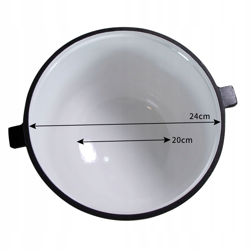 KOCIOŁEK ŻELIWNY EMALIOWANY GARNEK myśliwski węgierski 8L OGNISKO GRILL EAN (GTIN) 5905261047649