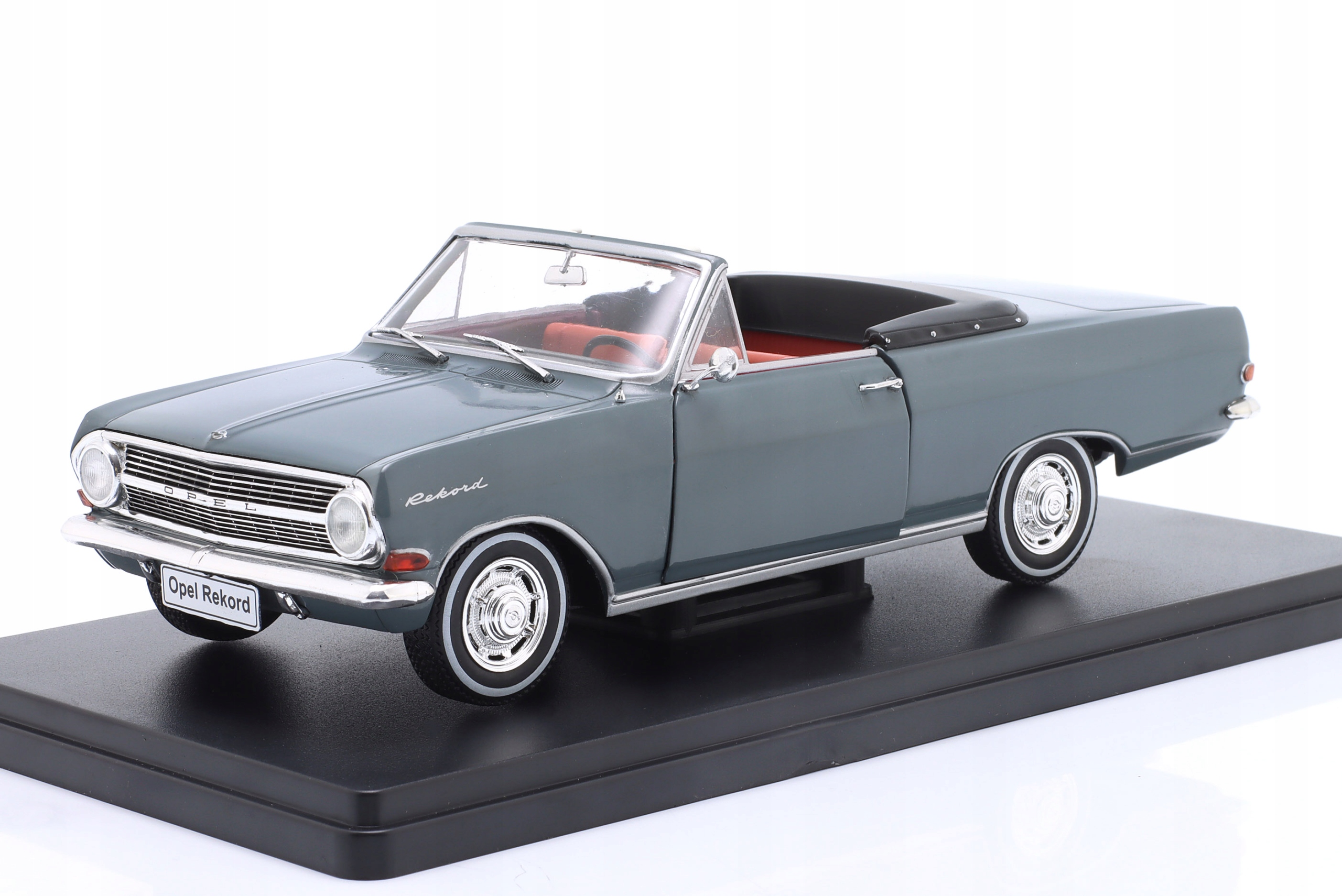 Opel Rekord A German Deutsch-Cabriolet 1964 Grey Hachette 1:24 AB24P015