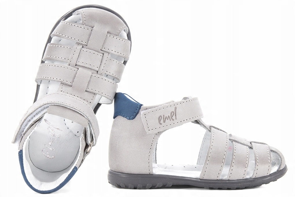 

Emel E1078-32 Sandałki Roczki Sandały 19 Szary