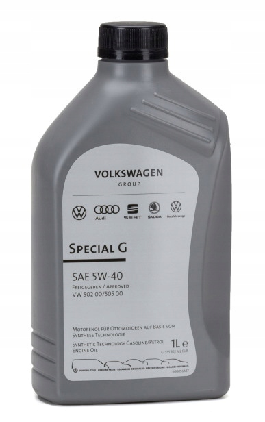 

Olej Volkswagen 5W40 Special G 1L 502.00/505.00 Vw