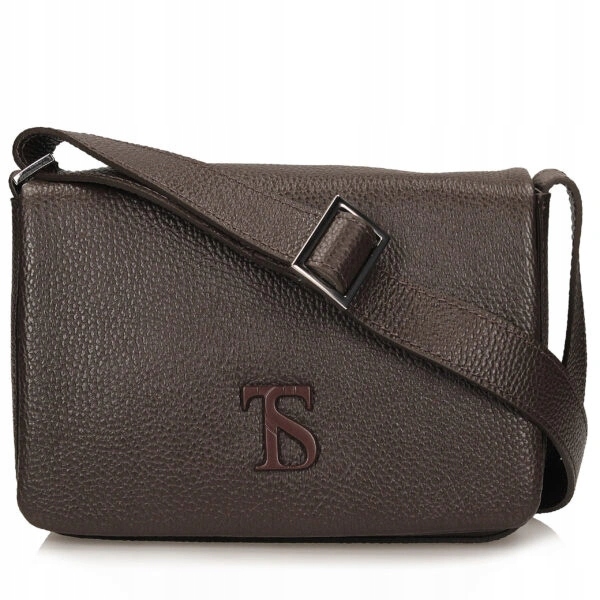 Kabelka Přes Rameno z přírodní kůže – Toscanio F150 Tmavě Hnědá