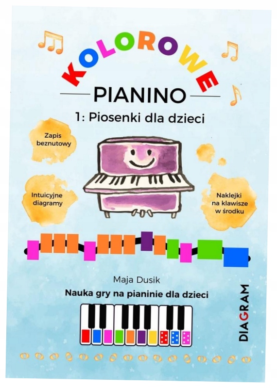 Kolorowe Pianino 1 Piosenki dla dzieci