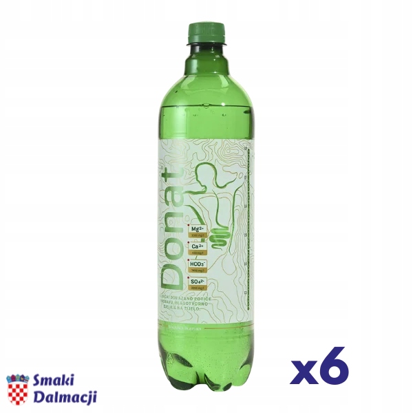 Perlivá minerální voda Donat 6 x 1 l