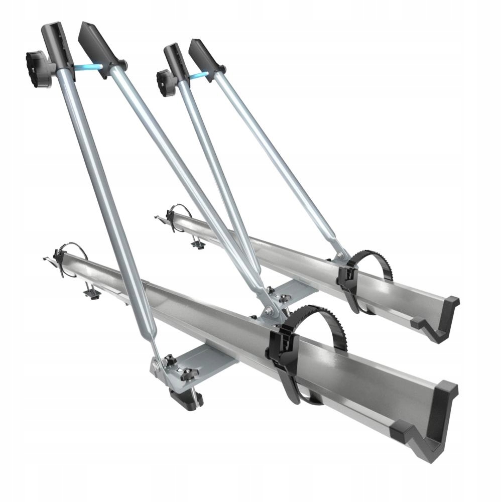 Uchwyt rowerowy dachowy aluminiowy AMOS 2x na 2 rowery 18 kg