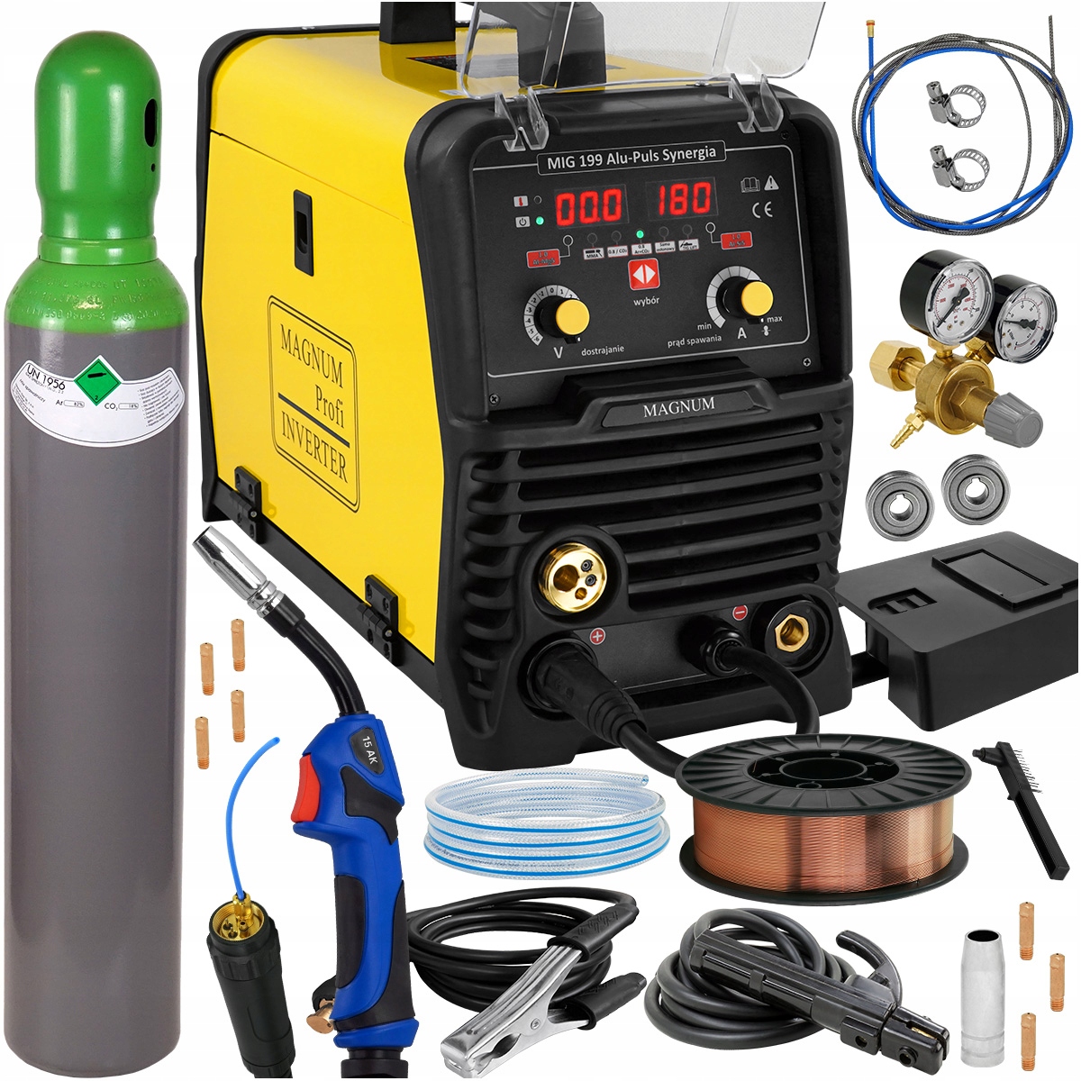 Spawarka inwertorowa 3w1 Magnum MIG Synergia Puls