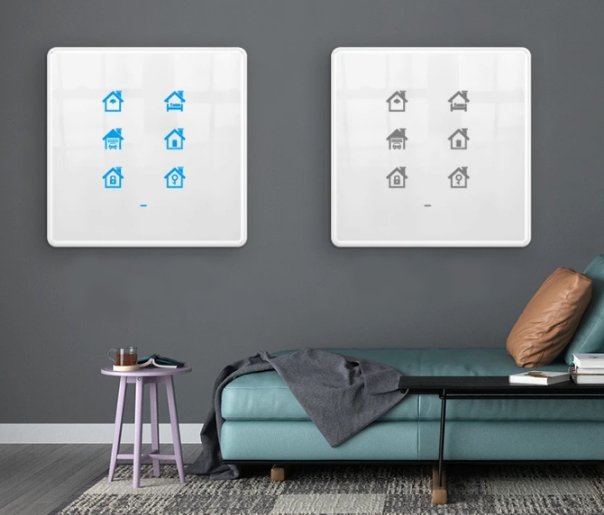 PRZEŁĄCZNIK PILOT SCEN SMART WIFI SZKLANY DOTYKOWY TUYA LED EAN (GTIN) 5906168040849