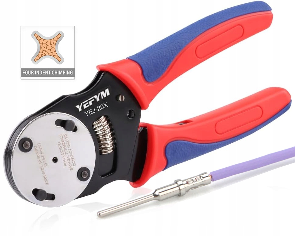 Zaciskarka YEJ-20X Praska Do Konektorów Amphenol Deutsch Dtm 0,5 0,75 mm2
